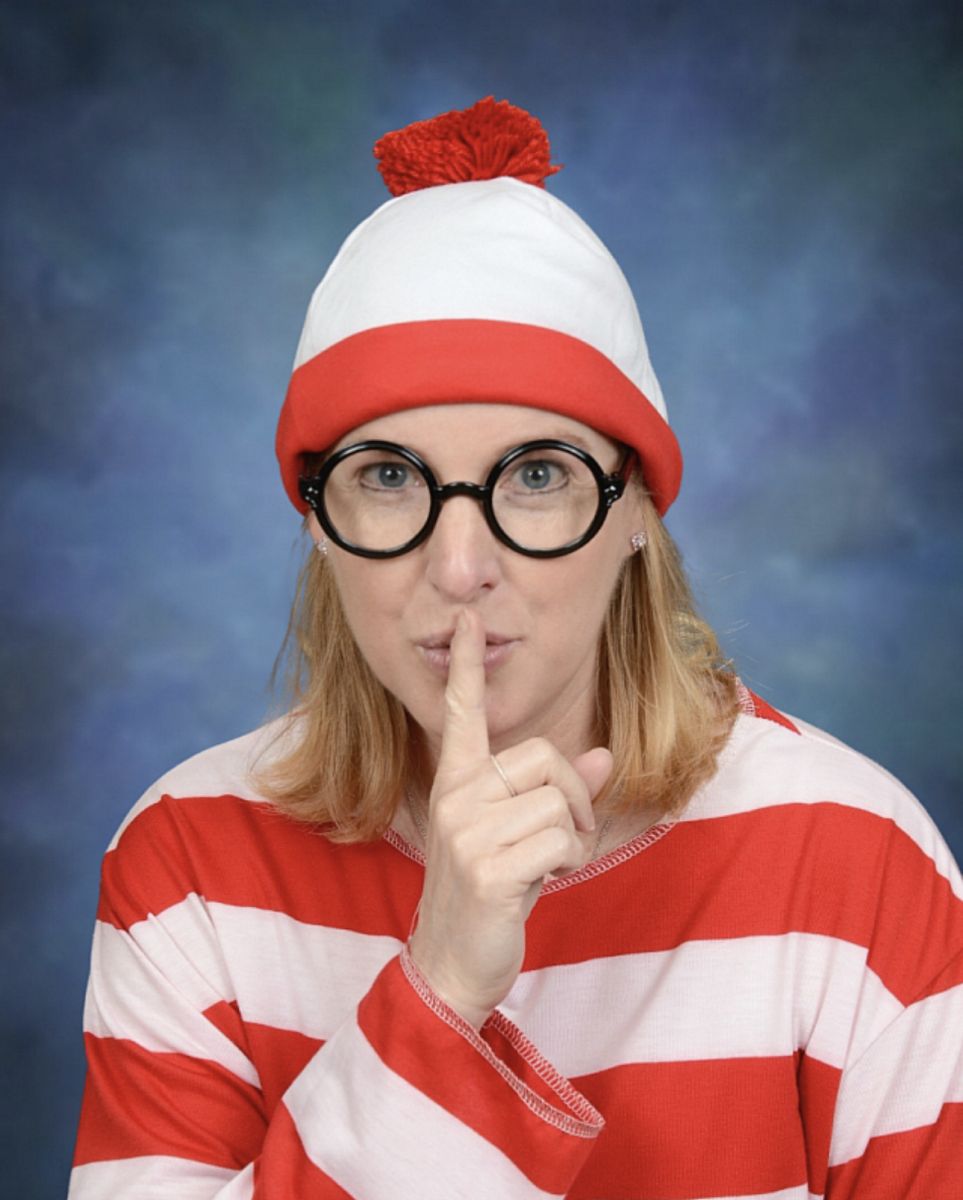 Picture of Sarah Austin dressed as Waldo