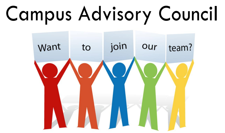 campus advisory committee banner saying please join