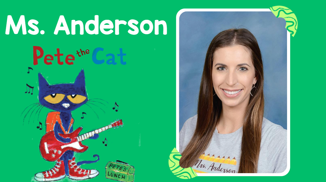 Noelle Anderson and Pete the Cat