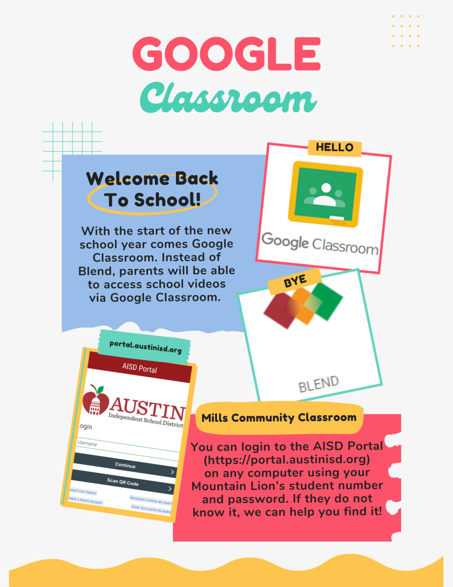 Mills Campus Google Classroom instructions