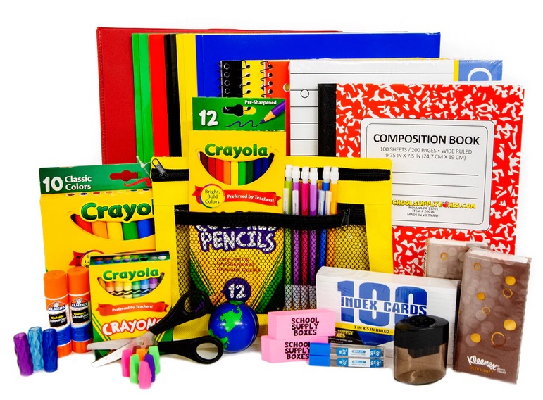 School Supplies Examples