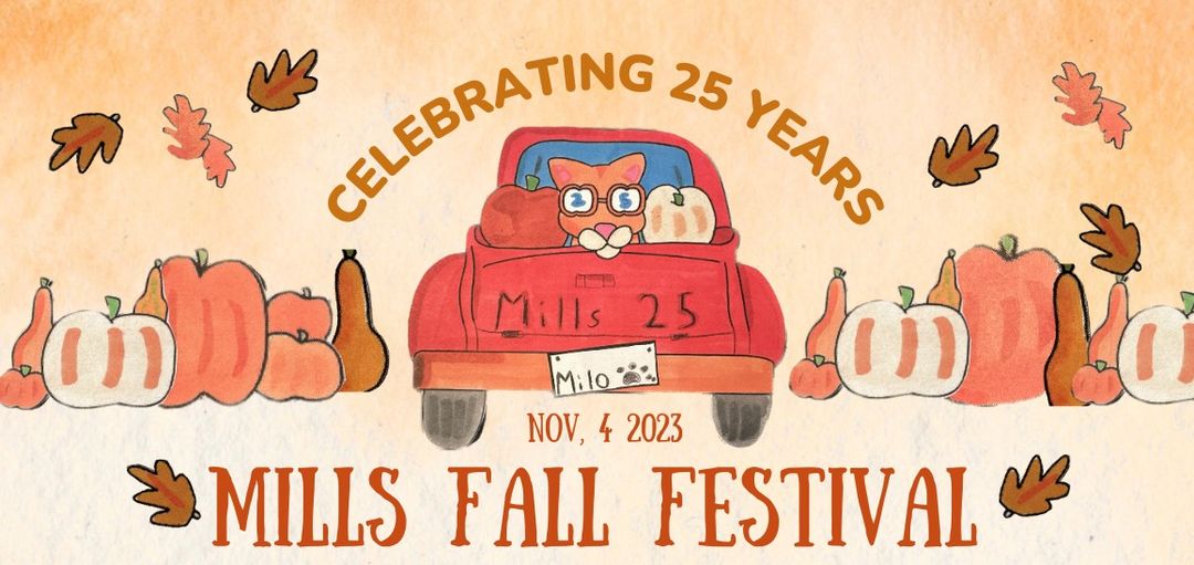 Winning Design of the Mills Fall Fest Logo Contest