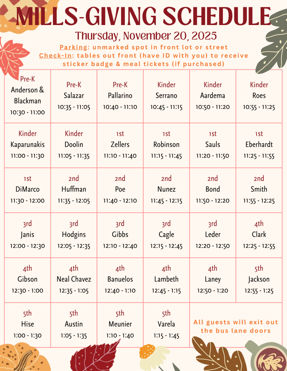 lunch schedule times