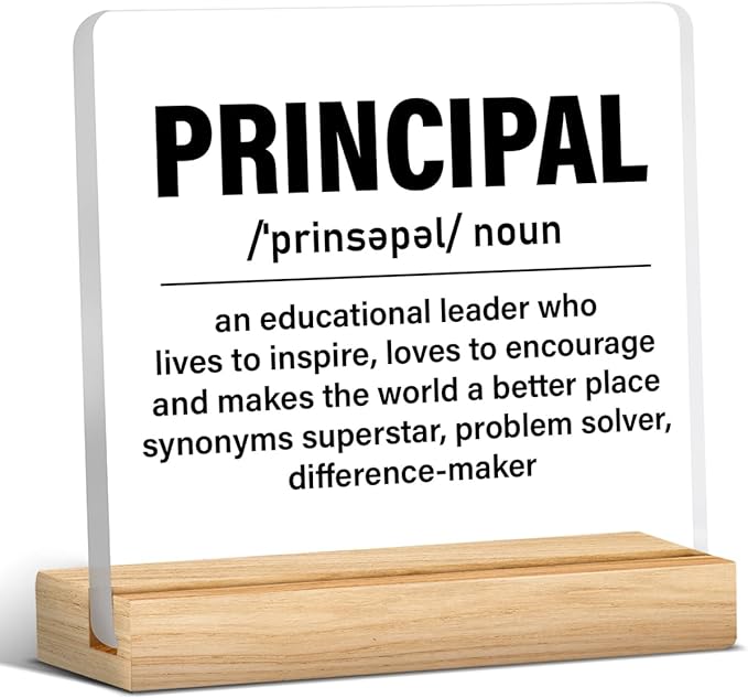 Principal Placard