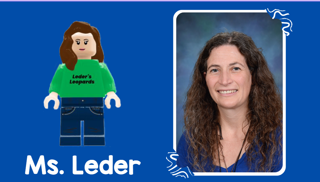 Ms. Leder in Lego Format